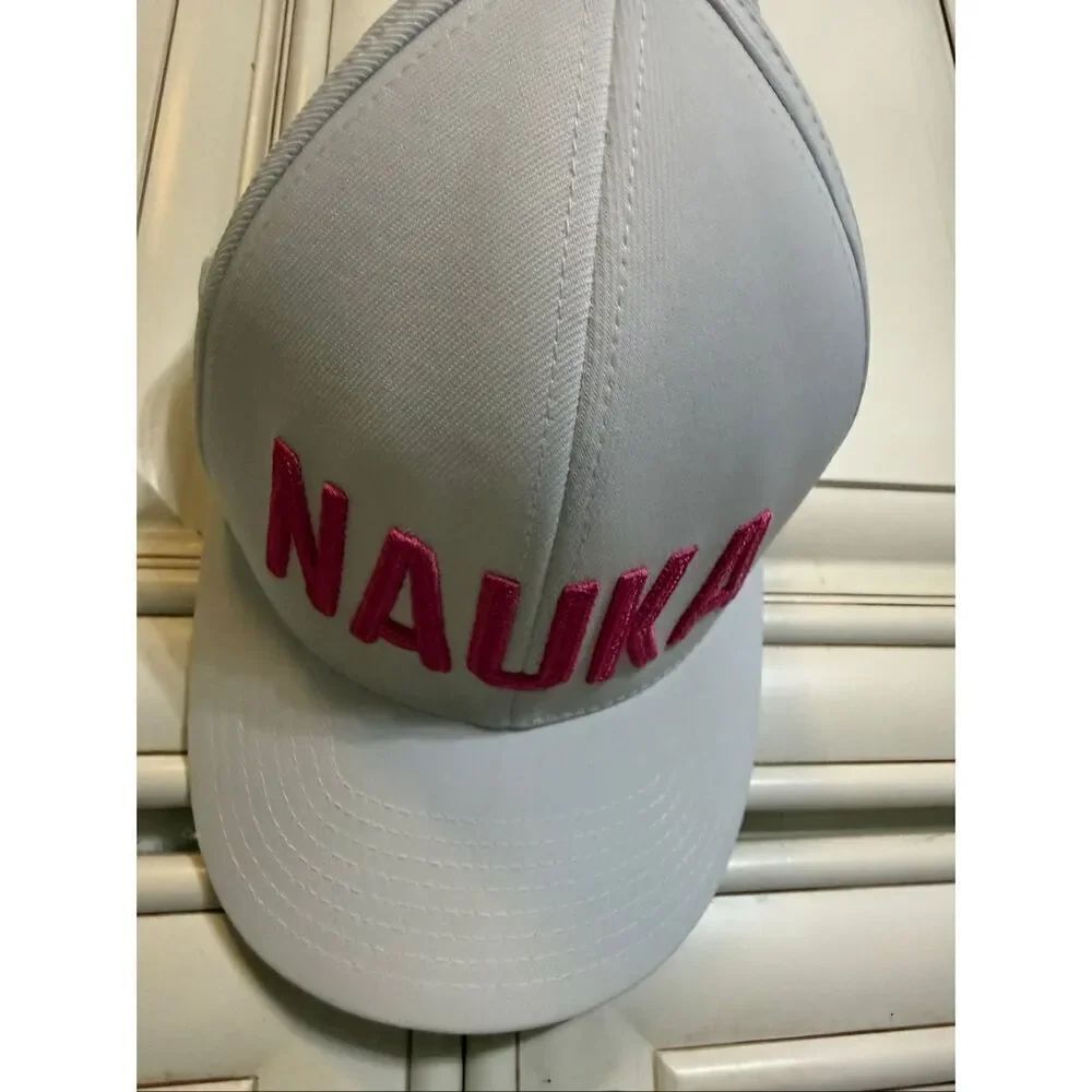 G/Fore Women's Nauka Golf Adjustable Snapback Hat Cap White Pink One Size